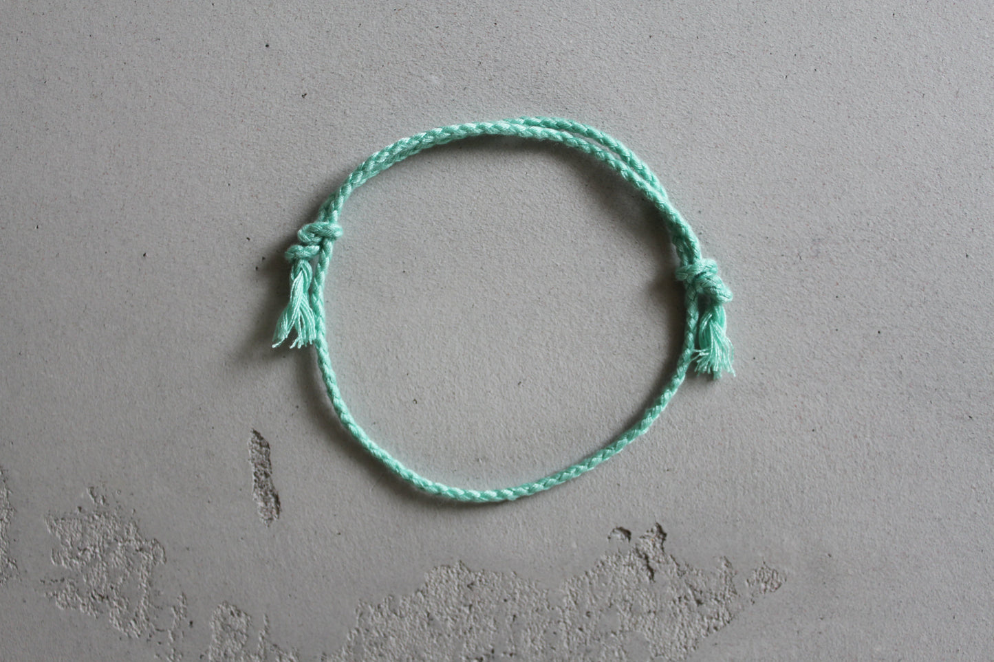 Pranayama Cotton Bracelet (Hellgrün)