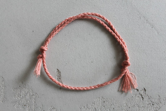 Pranayama Baumwolle Armband (Rosa)